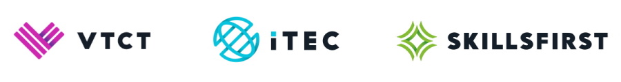 VTCT, iTEC and Skillsfirst logos